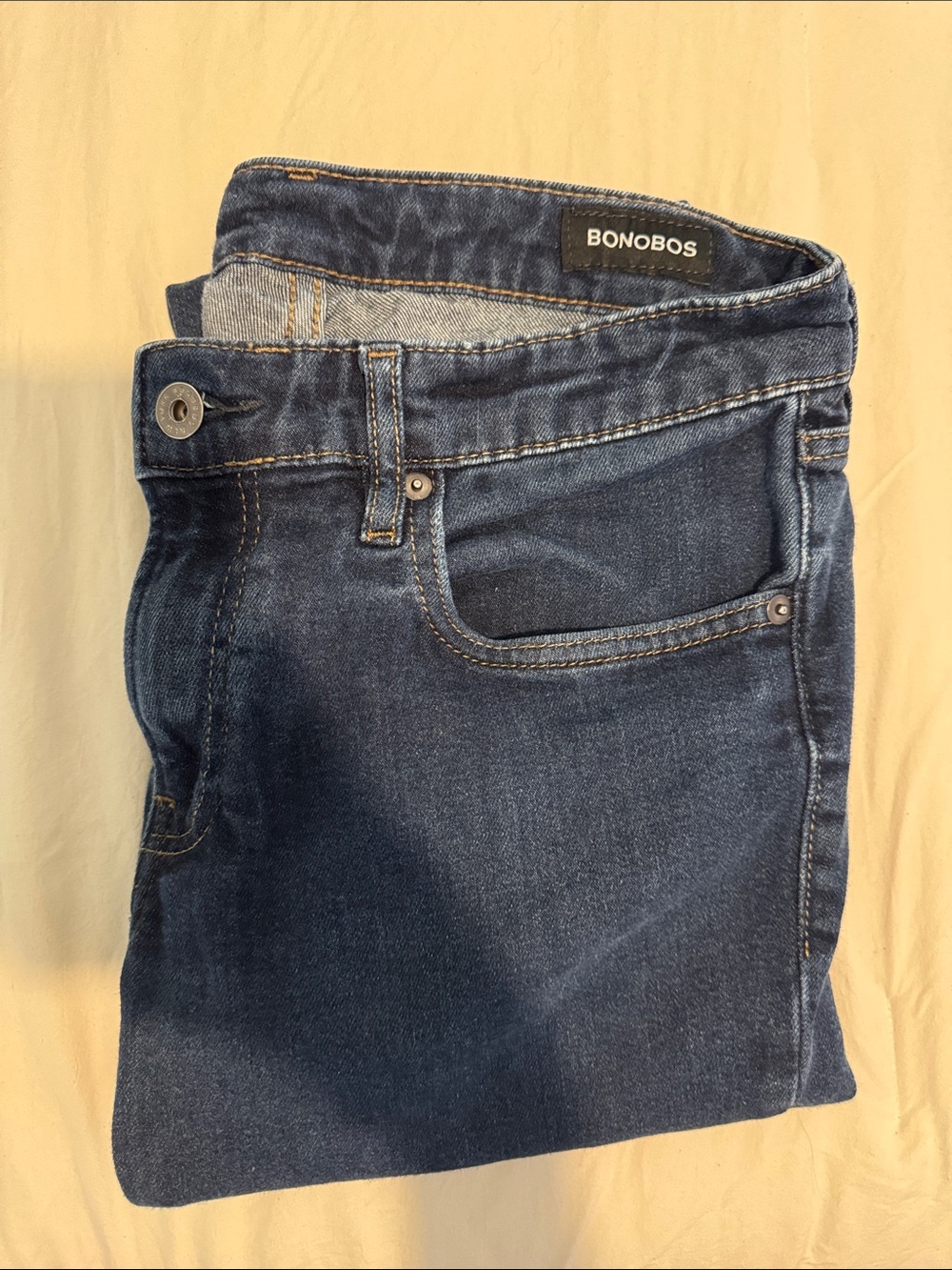 Bonobos Dark Blue Denim Jeans